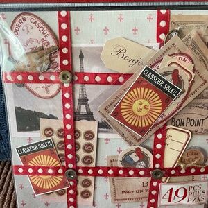 Jolee Boutique Paris Ephemera Collection for junk journals, scrapbooks, collages